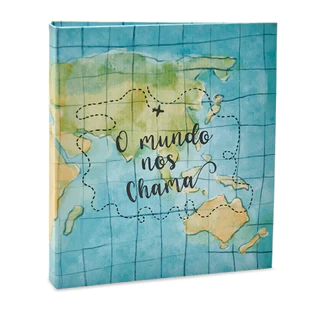 Álbum de Fotografia Viagem 200 Fotos 10x15 Rebites Ical em Oferta na Shopee