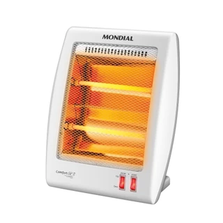 Aquecedor De Ambiente Elétrico Halogeno Mondial Comfort Air II A-15 900W Branco 220V