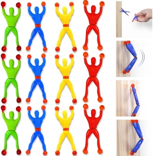 Kit 12 Bonecos Que Gruda Na Parede Vidro Ninja De Brinquedo