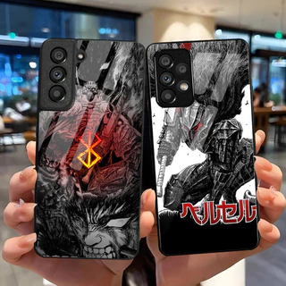Capa de telefone de vidro temperado berserk para Samsung Galaxy S9 Plus S10 s10e S20 fe S20 plus S21 S22 S23 ultra Note 9 10 plus Note 20 ultra cover