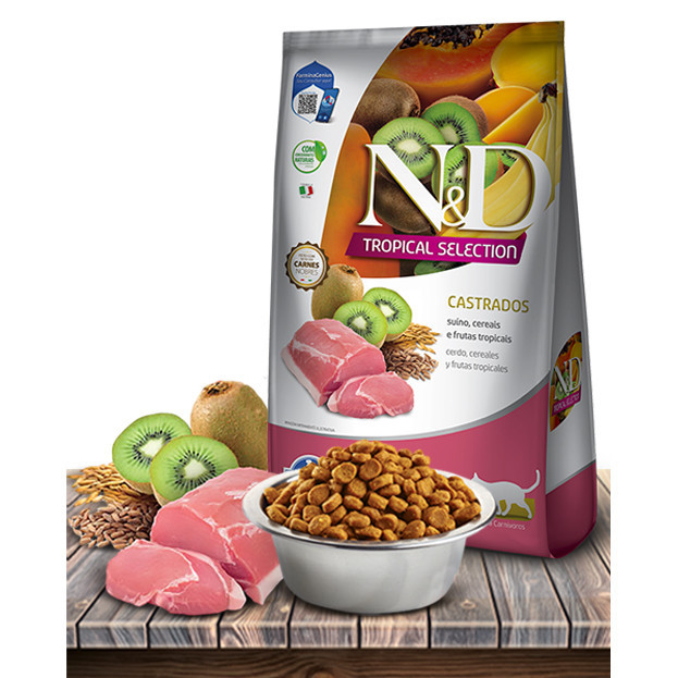 ダイエットフード NDD SELECT NOW Ração Seca ND Tropical Selection Suíno, Cereais e Frutas Tropicais