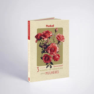 Caderno devocional 3 min de sab p/ mulh ilusão de rosas