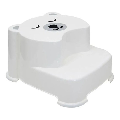 Banquinho Degrau Infantil Para Banheiro Escada Ursinho Buba