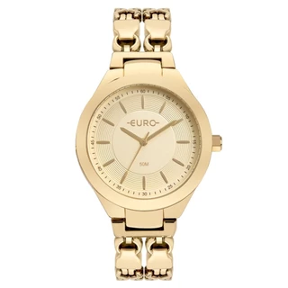 Relógio Euro Feminino Chains Dourado - EU2035YUN/4D