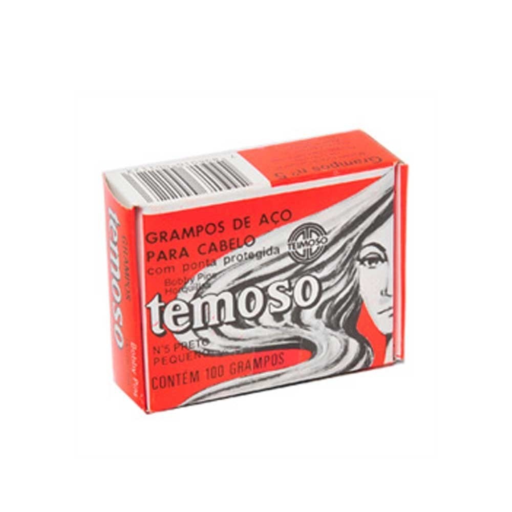 Grampo Temoso Nº 05, Preto Com 100 Unidades | Shopee Brasil