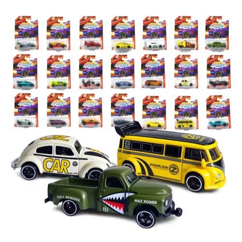1 Carrinho Metal Hot Crazy Cars Supercharger Sortido Wheels