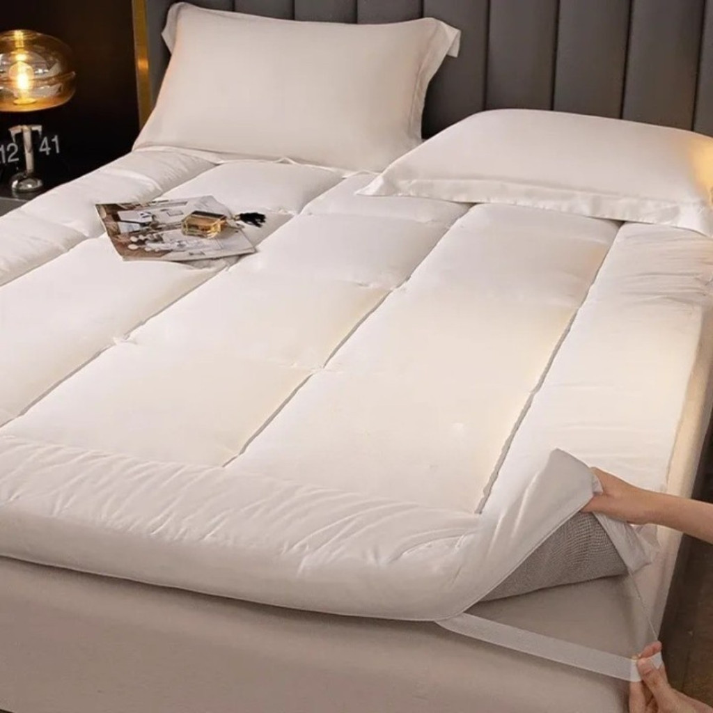 Protetor De Colchão Pillow Top Cama Box Casal Topi 01 Peça Varias Cores Oferta