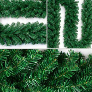 Festao Aramado Verde 2M 200 Galhos Natal Decoracao Arvore Natal