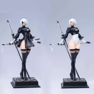 NieR Automata YoRHa Tipo A No . 2 Figuras Modelo De Estátua De Duas Cabeças