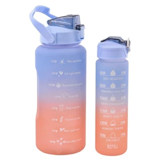 Kit de Garrafas Degradê Grande Glow 2 Peças 2Litros e 750ML em Oferta na Shopee