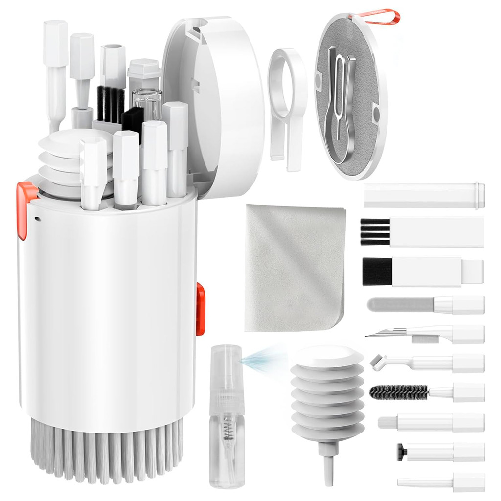 Kit Limpeza Completa com Estojo 20 em 1 para Tablet e Câmeras

