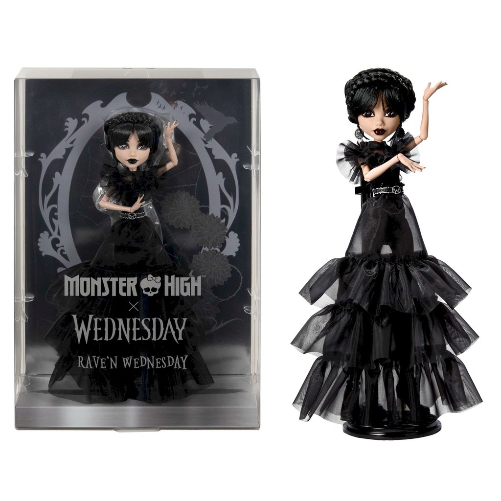 Boneca Monster High Wandinha Addams - Rave'N Dance Wednesday - Mattel ...