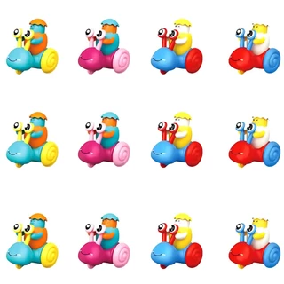 Kit 12 Carrinhos Caracol De Brinquedo Aperta E Anda - Castela