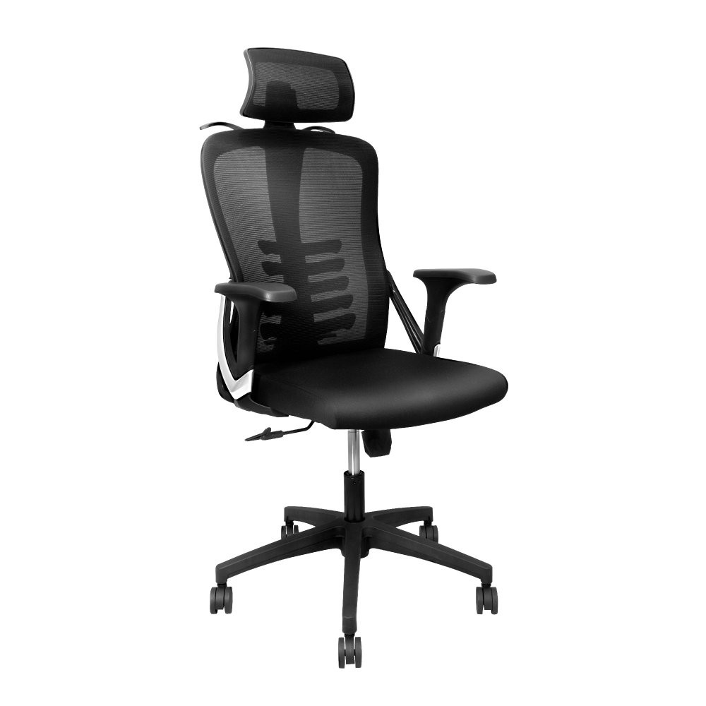 Cadeira de Escritório Presidente Ergonômica Reclinável Com Trava e Cabideiro - ERGO BASIC - Crivelo