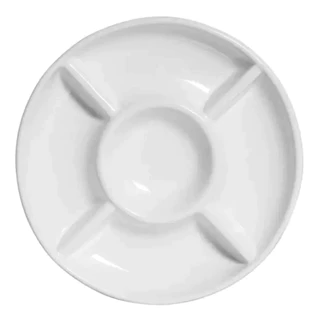Petisqueira Redonda Com Divisão P Scalla 25cm 2°Classificação em Oferta na Shopee