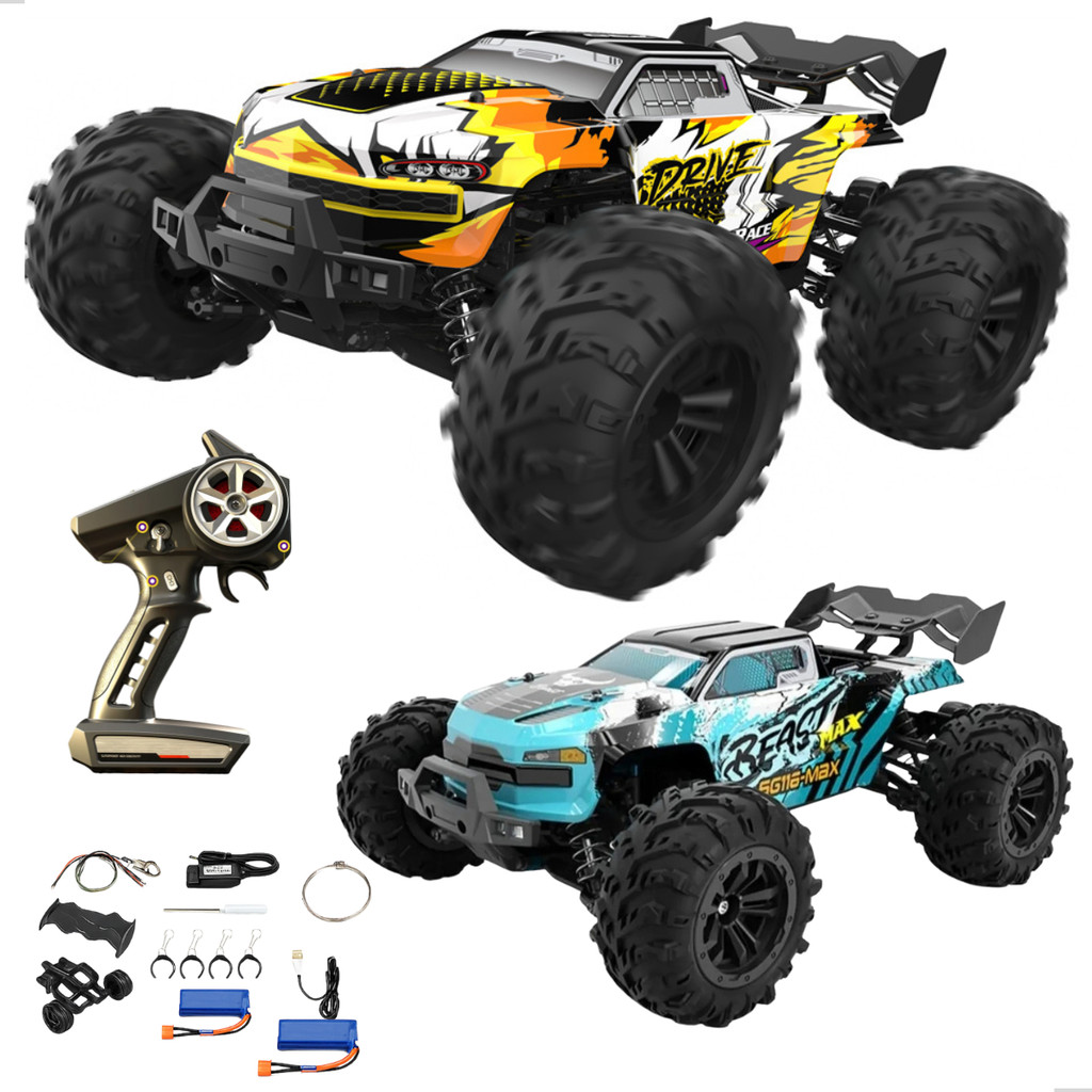 Carrinho Controle Remoto Conquer Sg116 80km 4x4 1:16 Automodelo