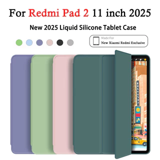 Para Xiaomi REDMI Pad 2 11 Polegada 2025 Silicone Líquido De Alta Qualidade PAD2 25040RP0AG Tablet Caso