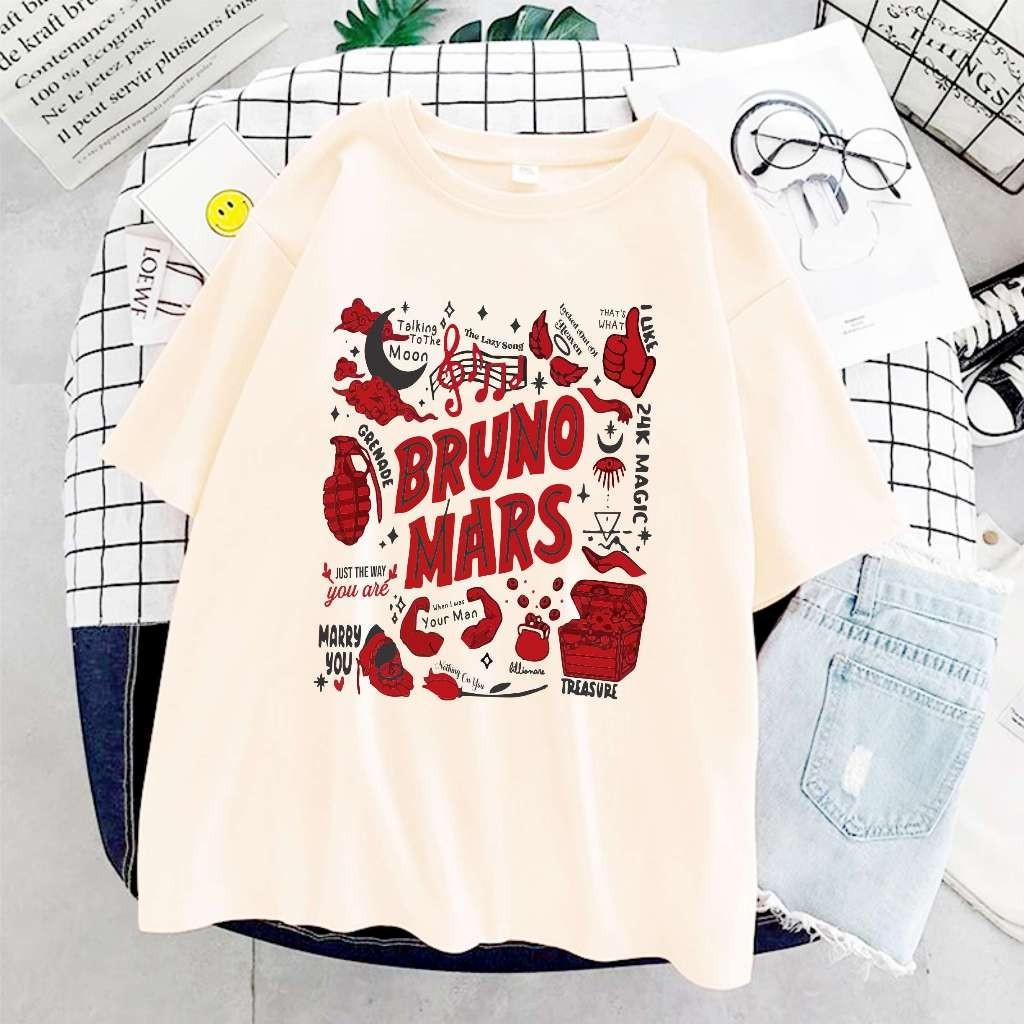 Camiseta Bruno Mars When Aesthetic Lançamento Premium Exclusiva