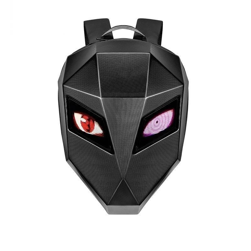 Mochila Biker Con Ojos Mochila LED Para Motocicleta, Mochila Para