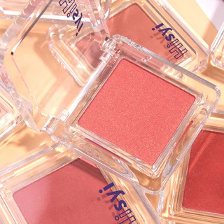 Floral Cocoa Blush Maquiagem Natural Nua Maquiagem Natural Nua Brilhante Aparência Monocromática Rouge Blush Paleta All-in-One Fêmea