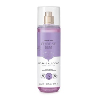 Body Splash Desodorante Colônia Cuide-se Bem Rosa e Algodão 200ml em Oferta na Shopee