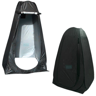 Barraca Pop Up 1,90m Trocador Portátil Camping Pesca Trilha Tenda Estufa Banheiro Pampa Praia Viagem em Oferta na Shopee