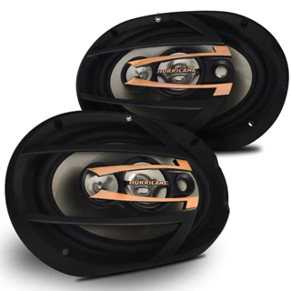 Par Alto Falante Quadriaxial 6x9 Pol 600w 4Ohm Qr69 Hurricane