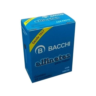 ALFINETE PARA MAPA PRETO CAIXA COM 50 UND - 0356-0