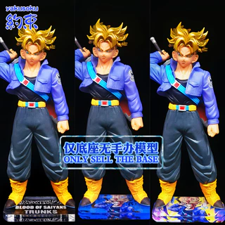 Base de contenção Plataforma acrílica Adequada para BANPRESTO Sangue de saiyan BOS super saiyan 3 TRUNKS Figura Modelo Plataforma Dragon Ball