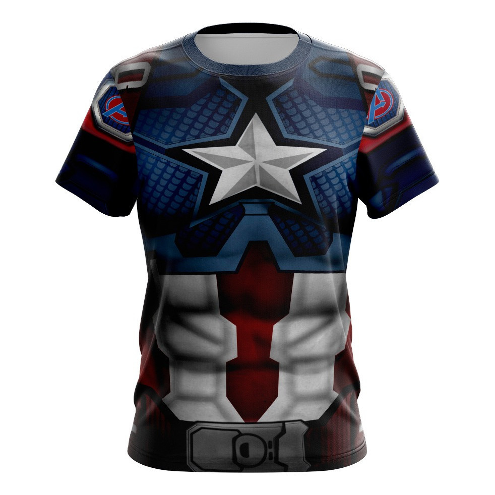 Camisa Capitão América Soldado Invernal Filme- Regata Shopee