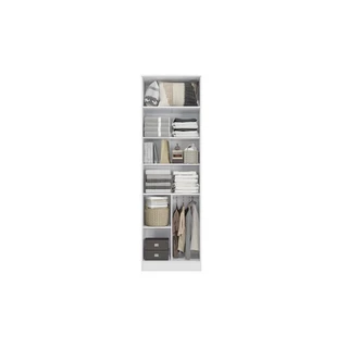 Guarda-Roupa Sem Portas Closet Kappesberg Adapt Branco 71cm