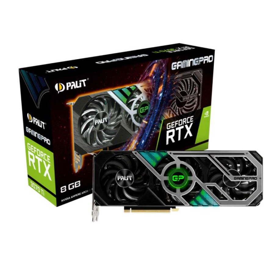 Placa De Video Nvidia Palit Gaming Pro Geforce Rtx 3070ti, 8gb 