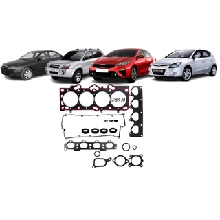 Jogo Junta Cabeçote Tucson I30 Elantra Cerato 2.0 16v G4gc