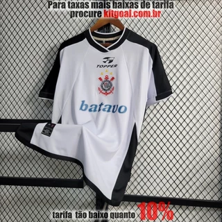2000 Camisa Retro Camisa de Futebol Masculina Corint Casa S-4XL WURS