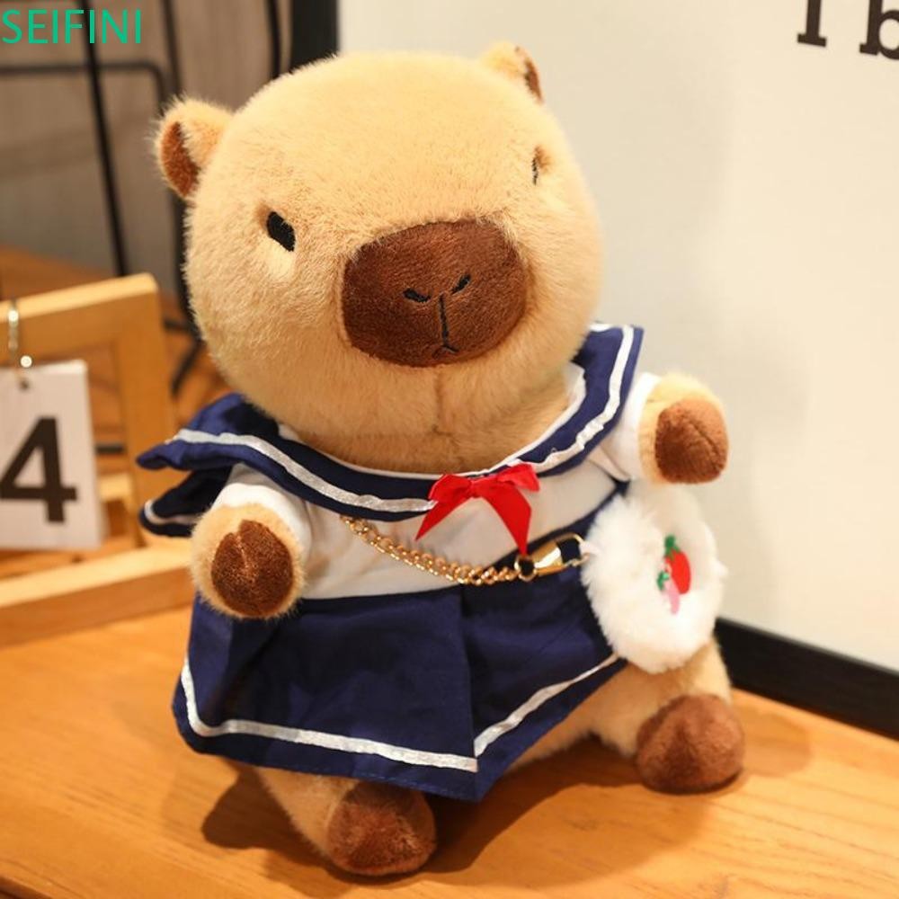 Boneca De Pel cia De Capivara SEIFINI Brinquedo Fofo Fofa De 