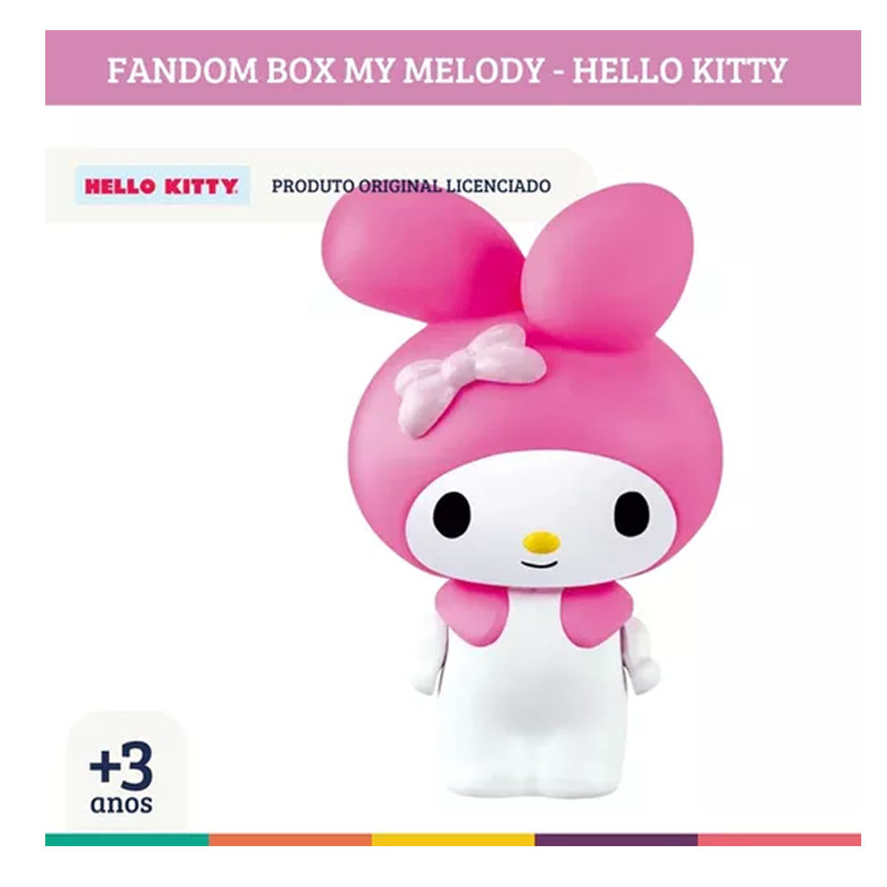 Hello Kitty My Melody Boneca Fandom Box Lider Brinquedos | Shopee