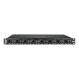 Direct Box Passivo 8 Canais DI8 Santo Angelo Rack 19" Conversor De Sinal Com Chave Lift/Ground E Inversão De Fase