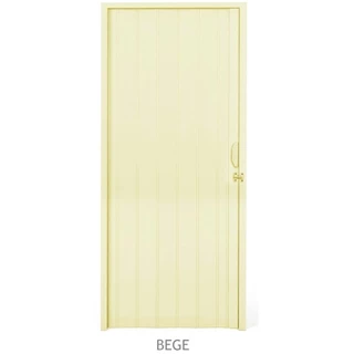 Porta Sanfonada PVC Plastilit 0,80x2,10m Bege