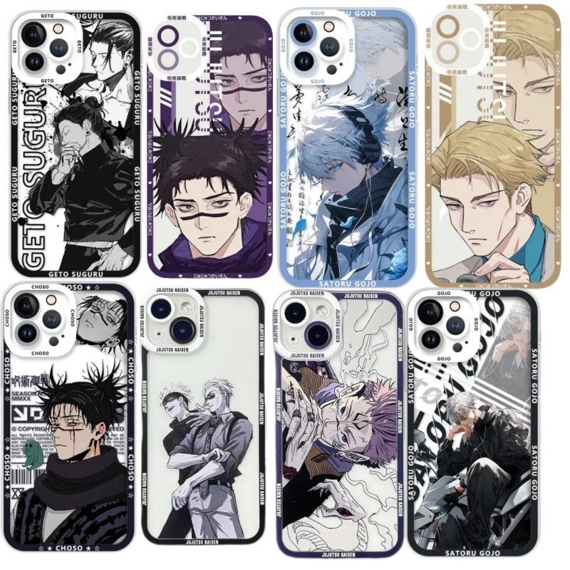 Capa Para Samsung Galaxy A55 A54 A35 A34 A14 M54 5G A25 A15 A05 S24 Ultra S24 Plus Gojo Satoru Nanami Choso Jujutsu Kais