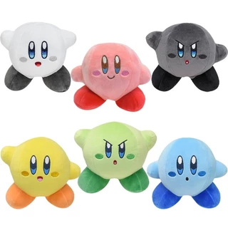 Brinquedo De Boneca De Pelúcia Kirby Animado De 15 Cm , Amarela Azul Verde Rosa Cinza