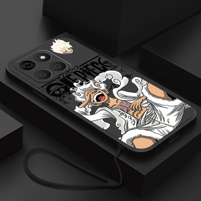 Motorola MOTO G86 G56 Engraçado Luffy Capa De Silicone Líquido Tema De Uma Peça Protetora