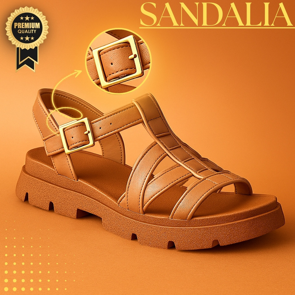 Sandália Feminina Fisherman Tratorada Plataforma Blogueira Verão