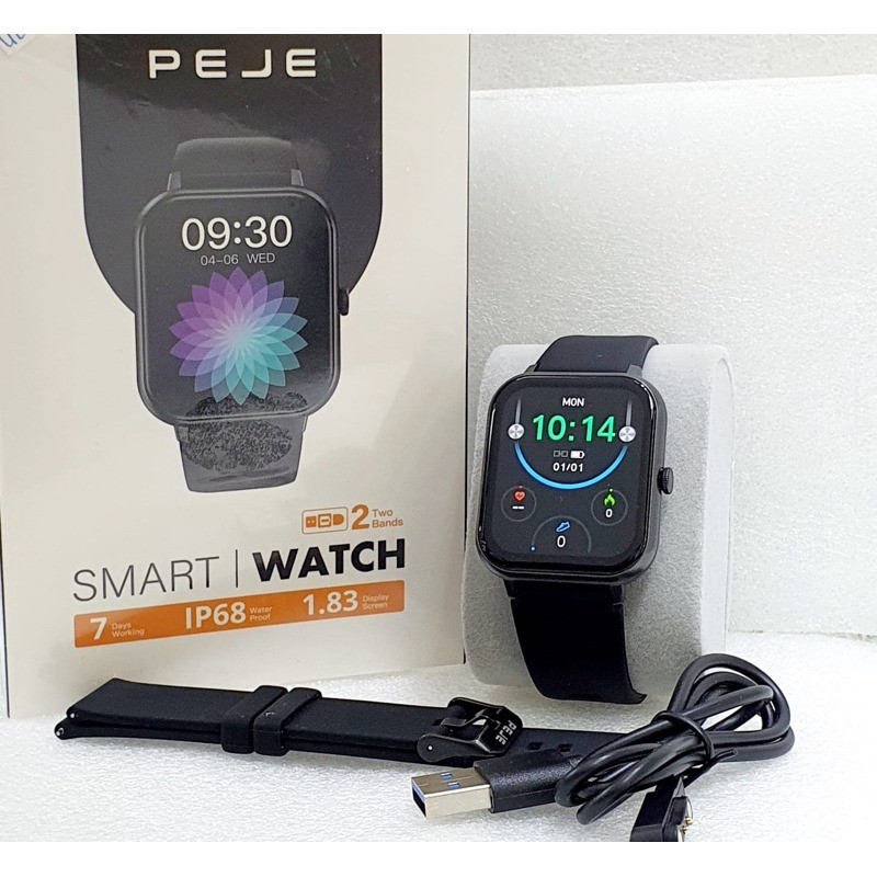 Smartwatch Peje Zw01 Prova Dágua Compatível Ios E Android Original ...