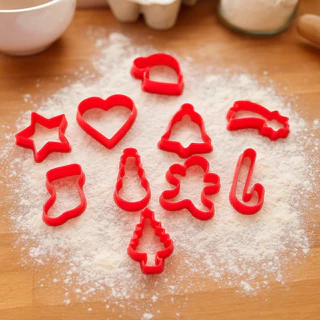 Kit Cortador Natalino Biscoito Confeitaria Bolacha Moldes Criativos Tema Natal Cookie Festa Cozinha