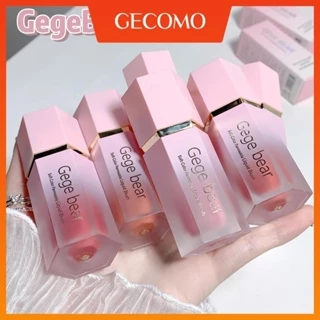 Gecomomo Creme Blush Líquido 6 Cores Veludo Liso Mate Rosa