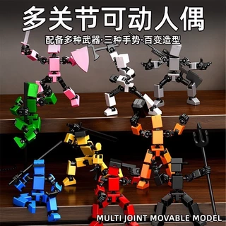 Mini Lucky Doll 13 Juntas Móveis E Montagem De Kits Modelo 3D Ação Figura Brinquedos De Presente Para Crianças