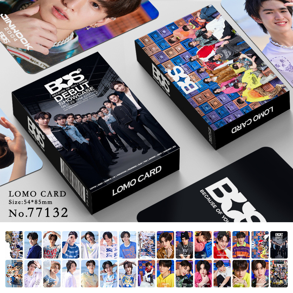 30-92pcs BUS Photocards Because of You I Shine Laser Hologram Lomo