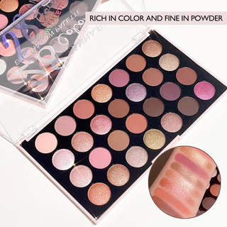 28 Paleta de Sombra Colorida Sombra Perolada Terra Mate Perolada Não Fácil de Tirar Maquiagem Feminina Feminina Sombra Multicolor Barata P