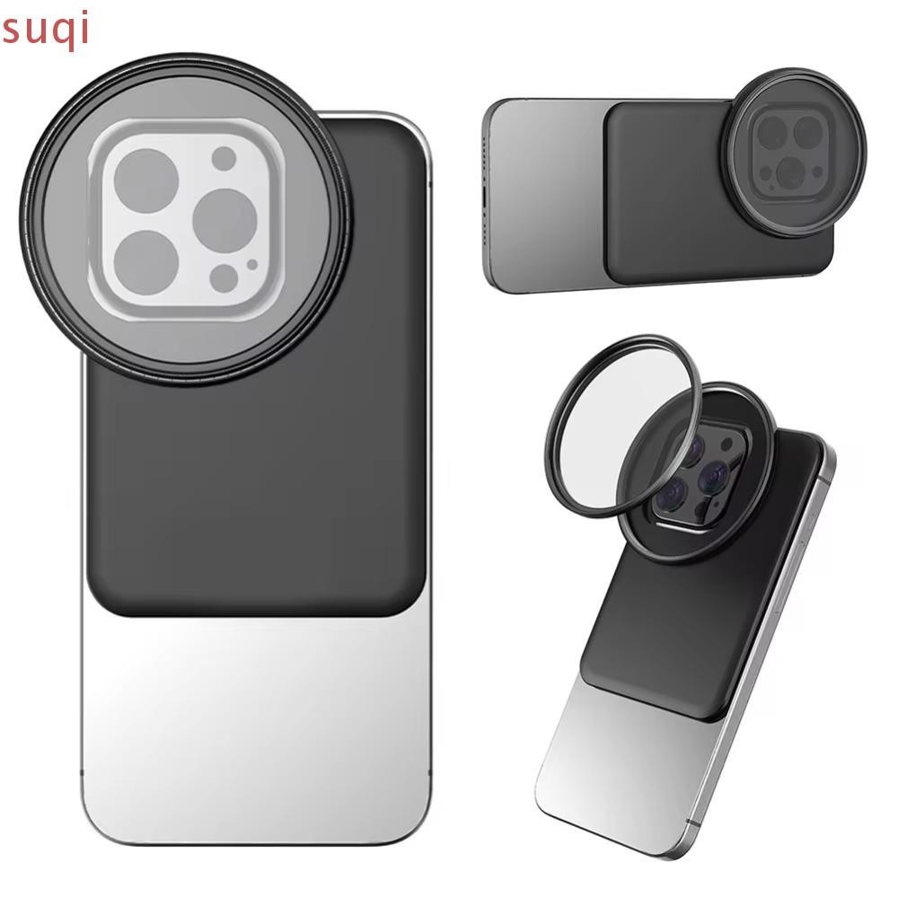 SUQI Adaptador De Filtro De Telefone , Câmera Ultra-Fino De 67mm Suporte Acessórios De Fotografia De Liberação Rápida Lente Para 15 14 13 12 Max