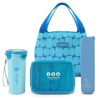Conjunto Kit Fitness de 3 peças e Porta talheres Portátil